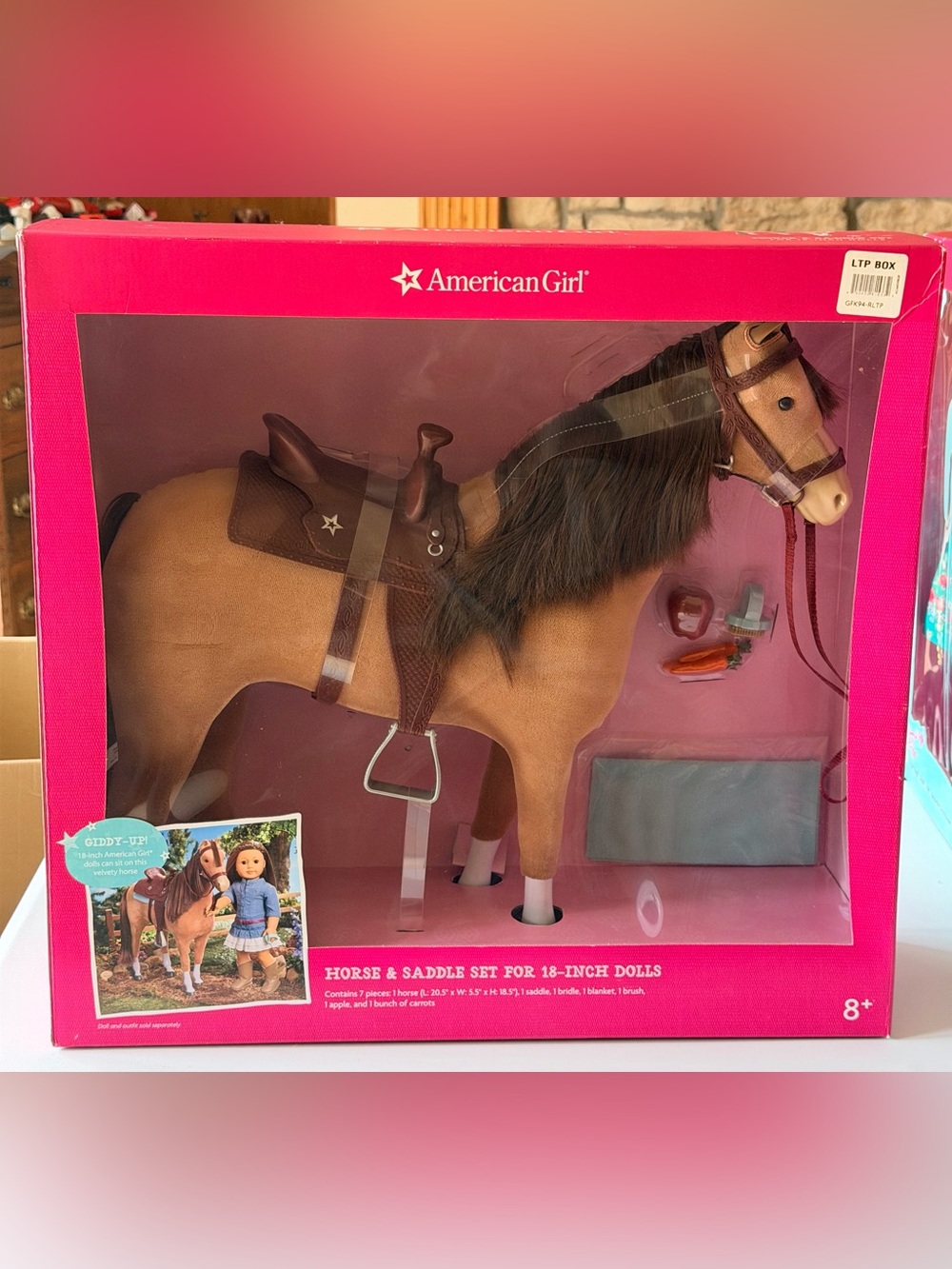 PRISTINE & UNOPENED: Retired American Girl Horse & Saddle Set – NIB- GFK94